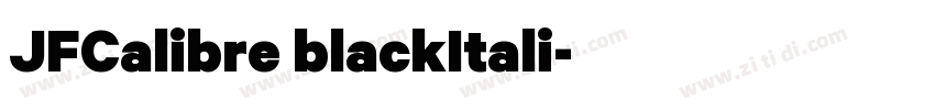 JFCalibre blackItali字体转换 JFCalibre blackItali字体转换